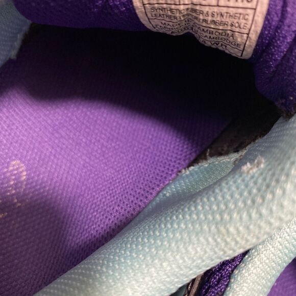 Women’s Grey & Purple ASICS Running Shoe 9.5 - Picture 5 of 6